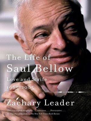 cover image of The Life of Saul Bellow